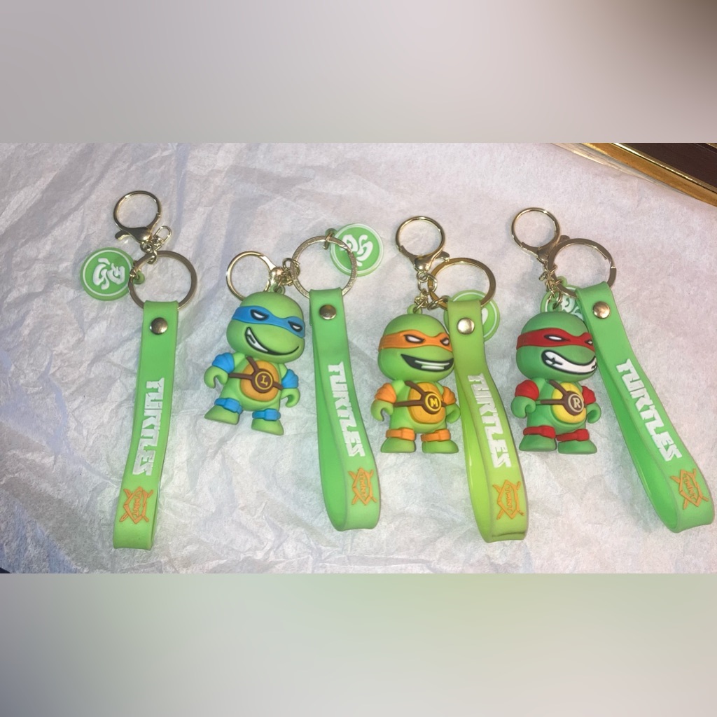 Ninja Turtle Keychains